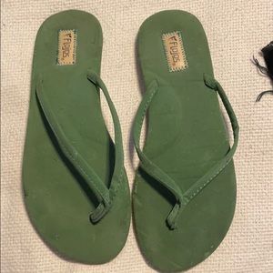 Green Flojos sandals